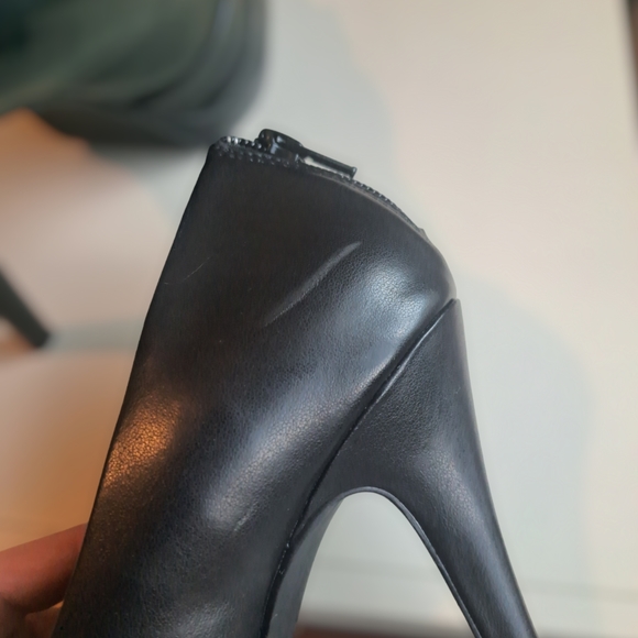 Elle Peep Toe Heels - Picture 8 of 9